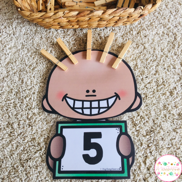 Clip It Counting Cards - Stay Classy Classrooms