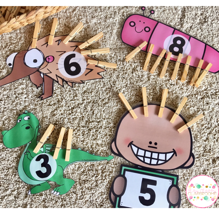 Clip It Counting Cards - Stay Classy Classrooms