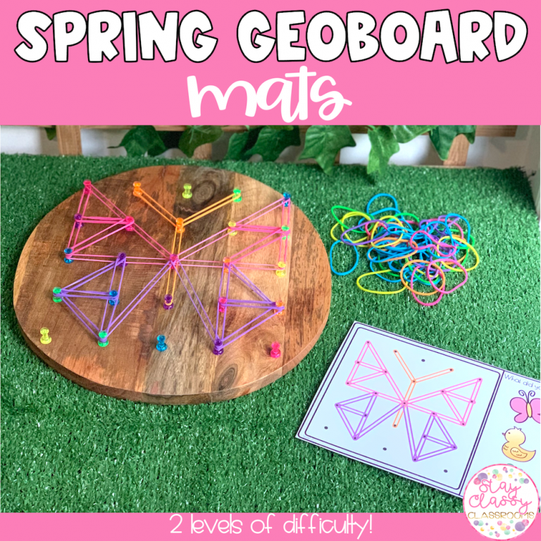 Geoboard Mats BUNDLE - Stay Classy Classrooms