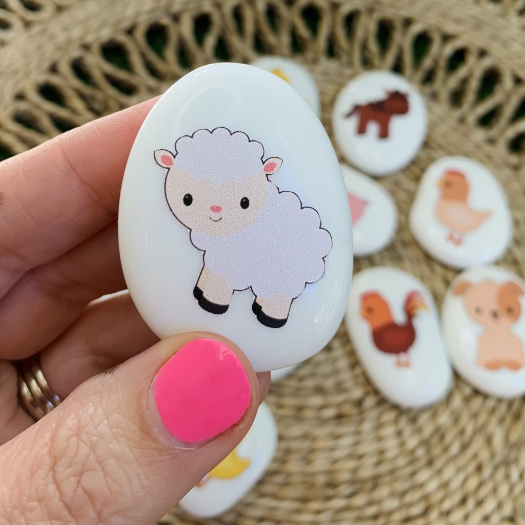 Old Macdonald Story Stones Printables