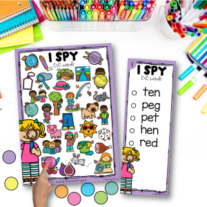 I Spy CVC Words - Phonics Activity - Stay Classy Classrooms