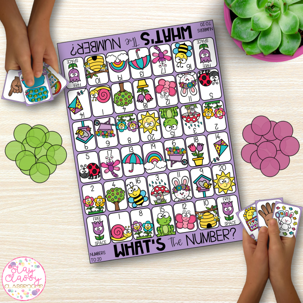 What's the Number Game | 2-Digit Numbers - Stay Classy Classrooms