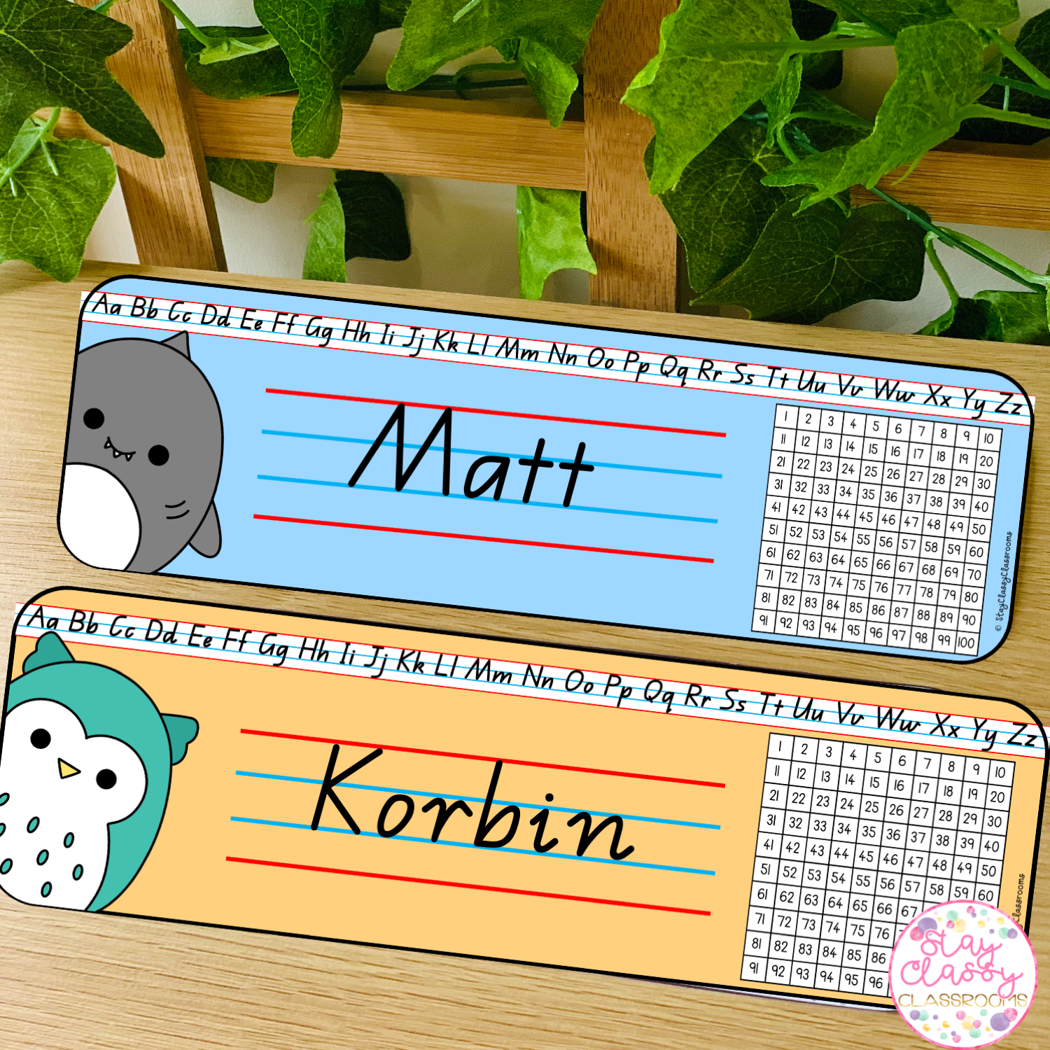 SQUISHIES | Editable Desk Plates - Image 3