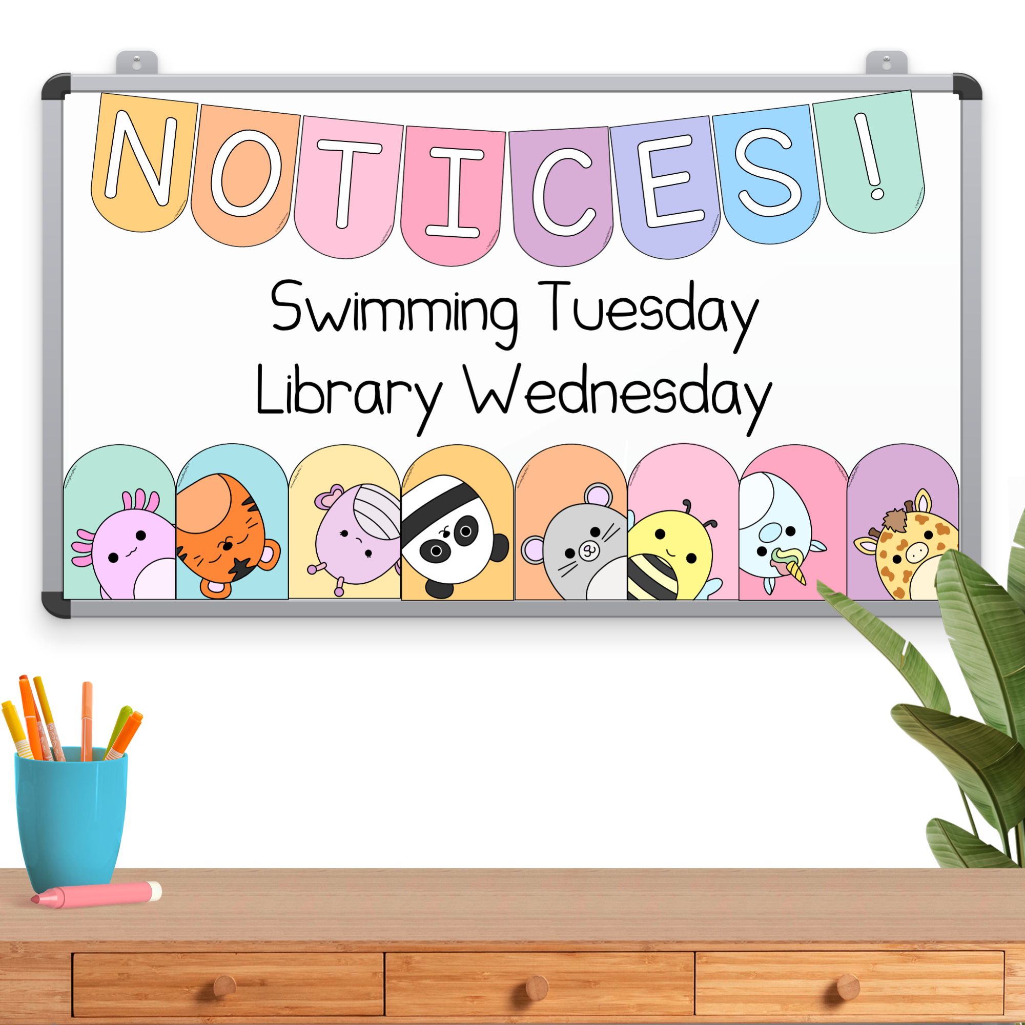 SQUISHIES Classroom Decor BUNDLE | Editable | Pastels - Image 5