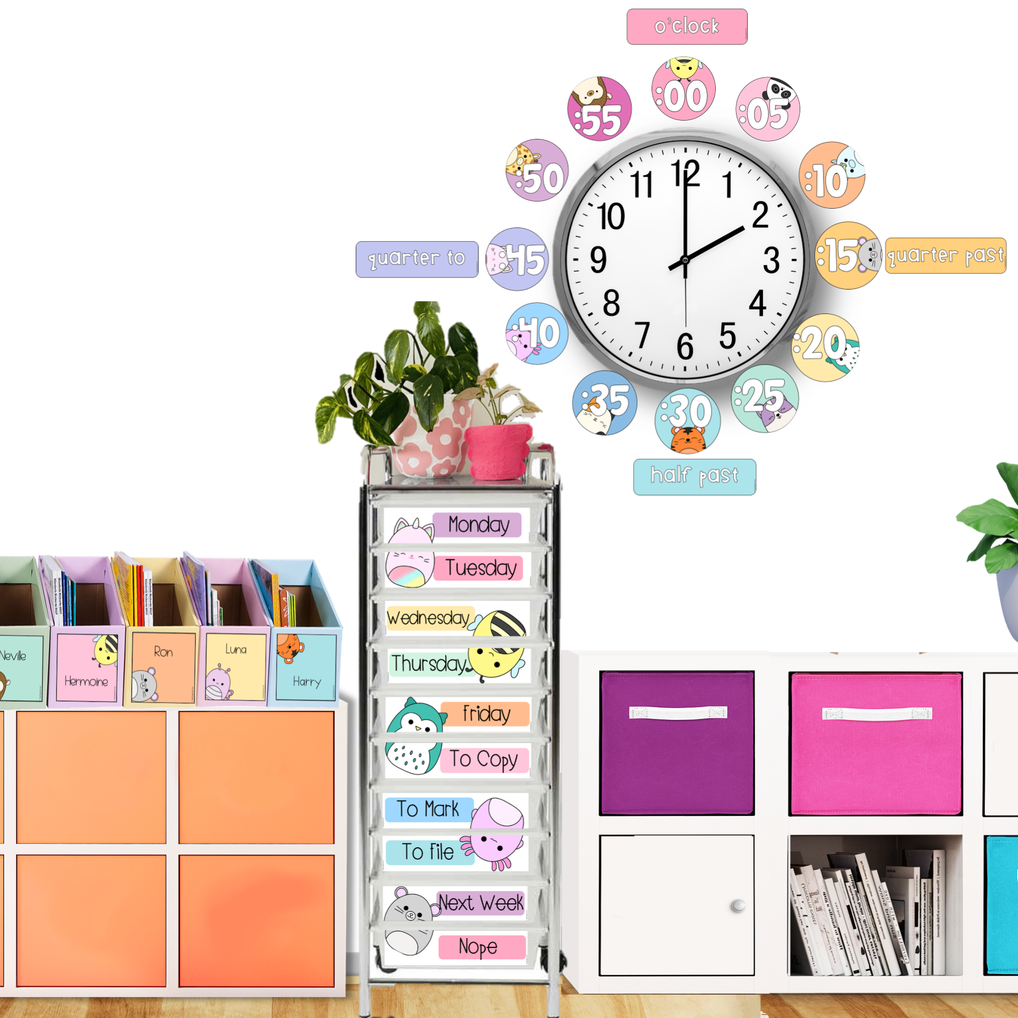 SQUISHIES Classroom Decor BUNDLE | Editable | Pastels - Image 16