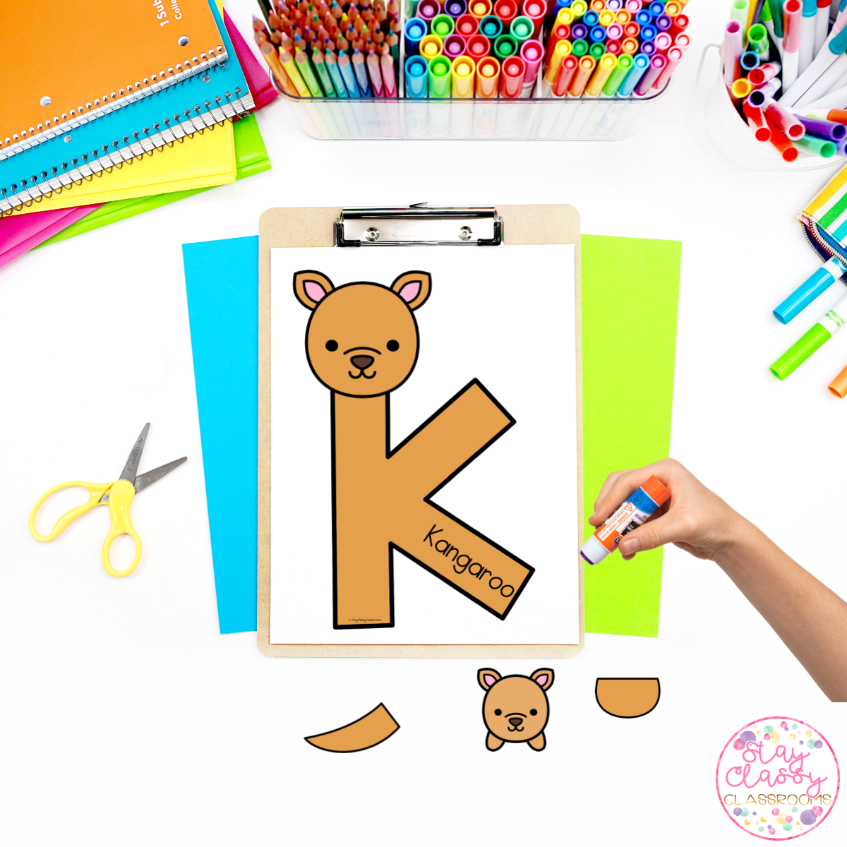 Alphabet Letter Crafts | Upper Case - Stay Classy Classrooms