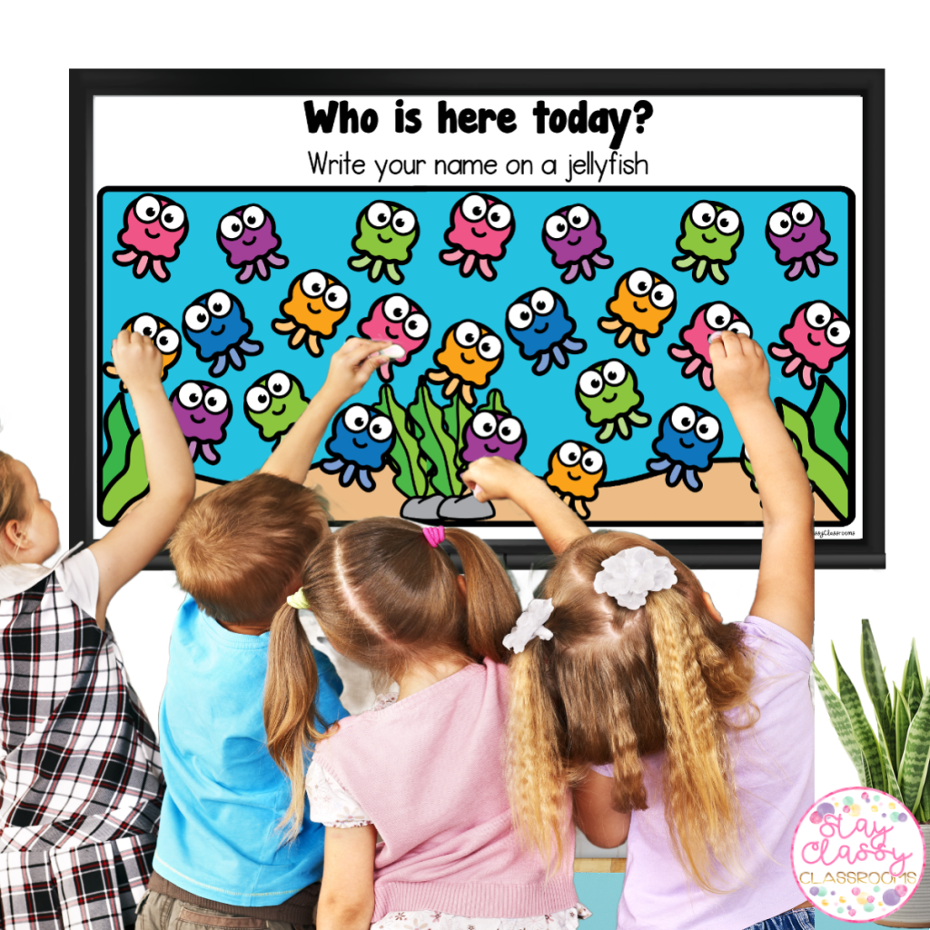 Class Sign In | Editable Display Pack - Stay Classy Classrooms