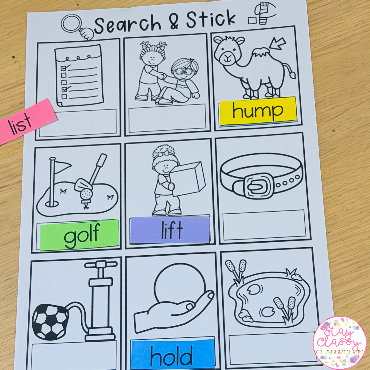 Search and Stick - CVC, CVCC & CCVC Words | InitiaLit Sets 9-12 aligned - Image 2