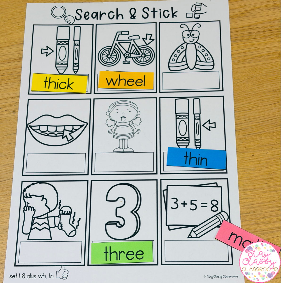 Search and Stick - CVC, CVCC & CCVC Words | InitiaLit Sets 9-12 aligned - Image 3