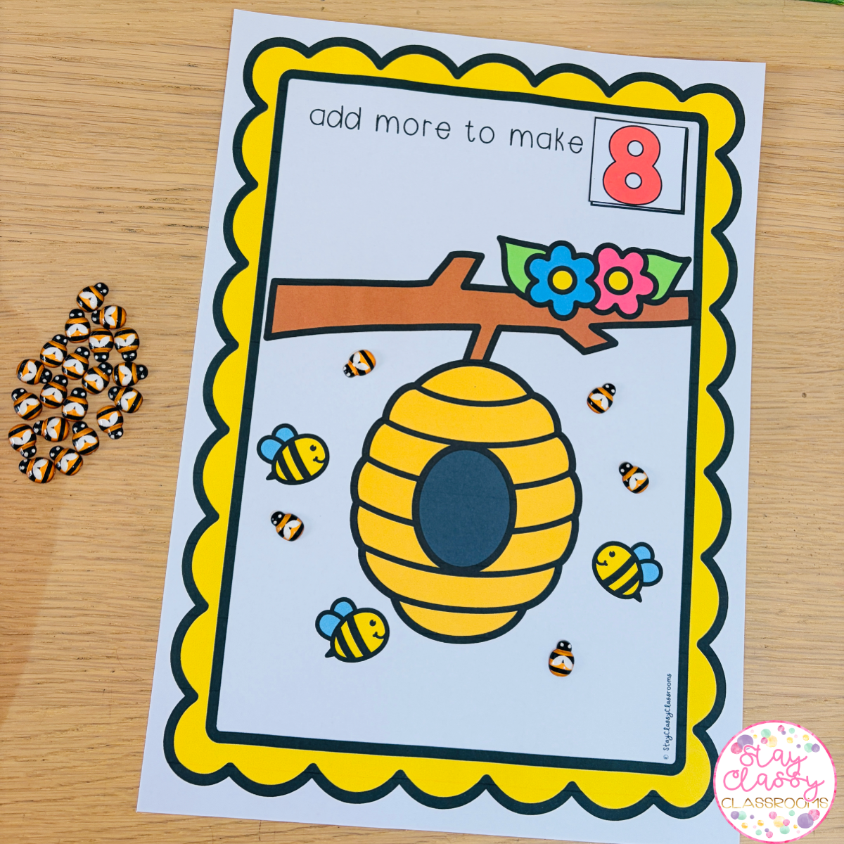 Add More to Make | Missing Addends to 20 Loose Parts Mats - Image 2