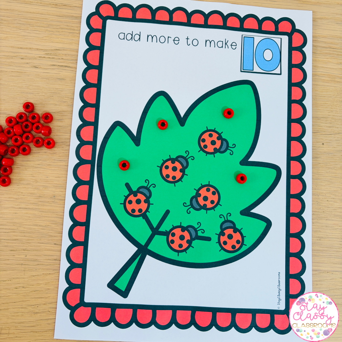 Add More to Make | Missing Addends to 20 Loose Parts Mats - Image 3