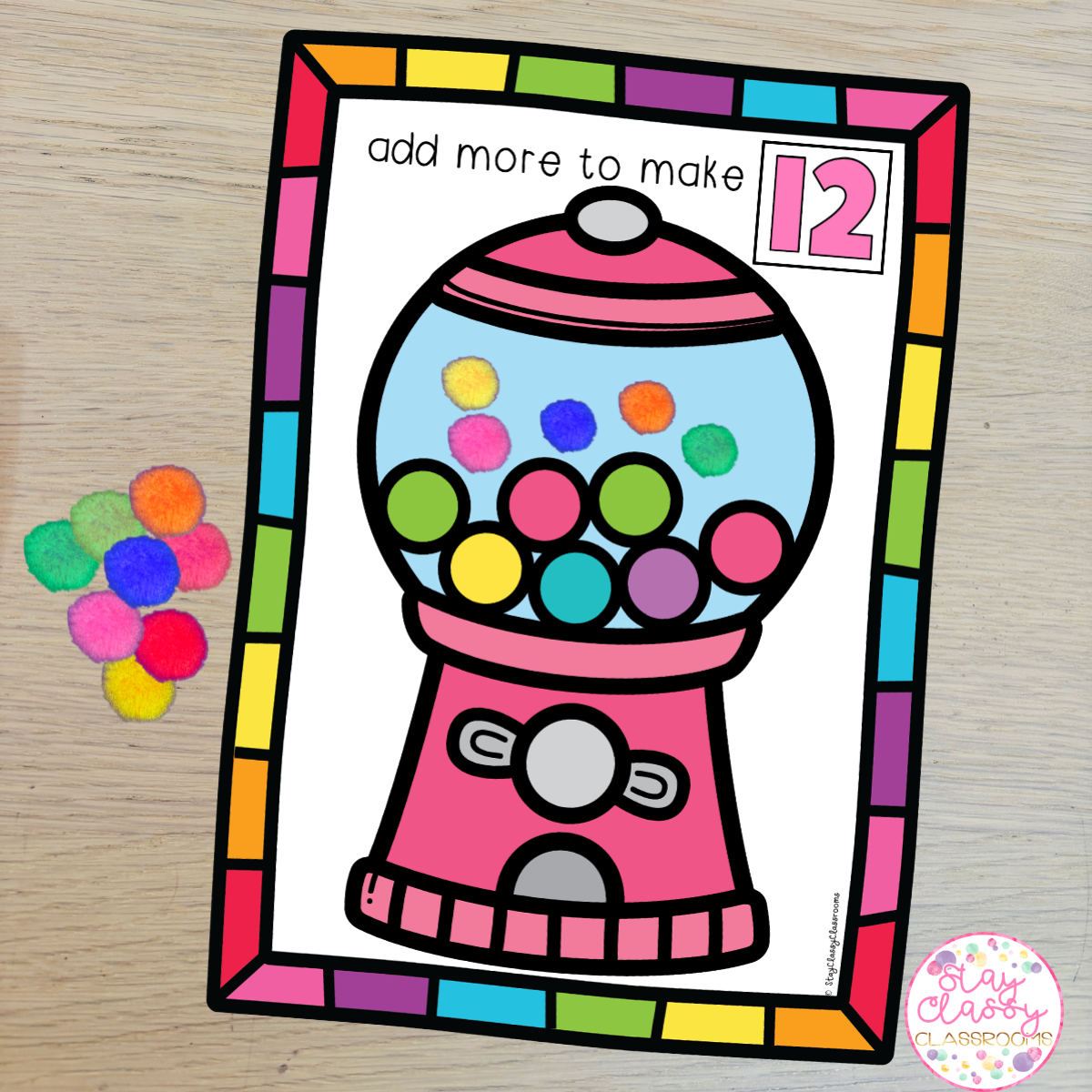 Add More to Make | Missing Addends to 20 Loose Parts Mats - Image 4